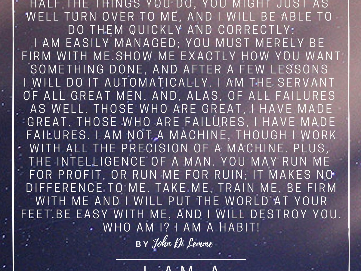 Upstream vs. Downstream&nbsp;Habits